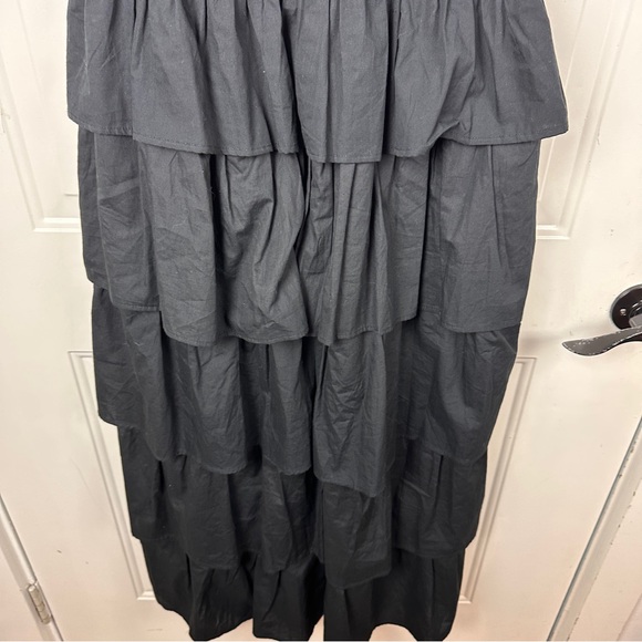 Free People Black tiered maxi dress Medium - Picture 6 of 10